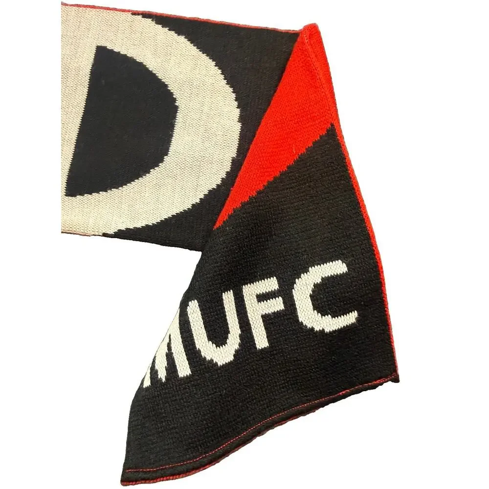 Nike Manchester United Soccer Scarf Red Black White Man Utd Football One Size